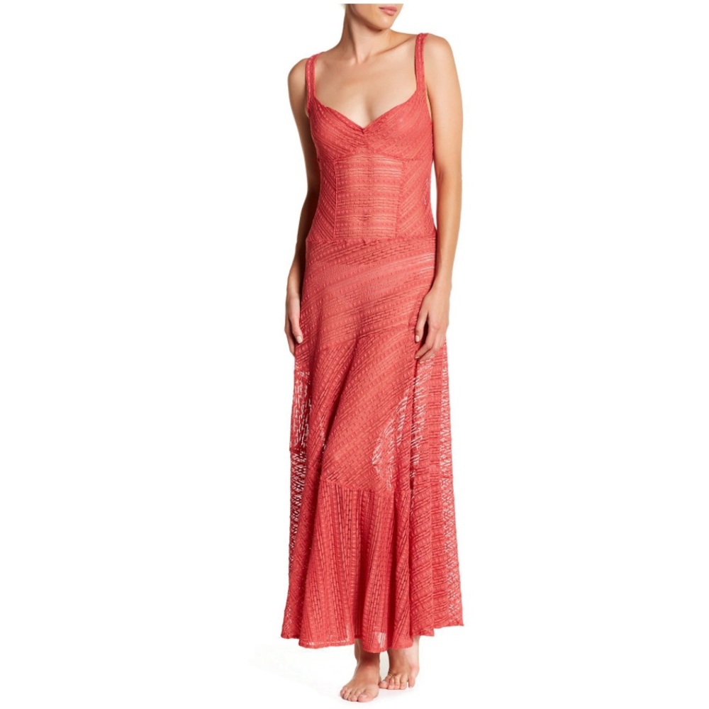 Free People Love Story Maxi Slip Dress size XS